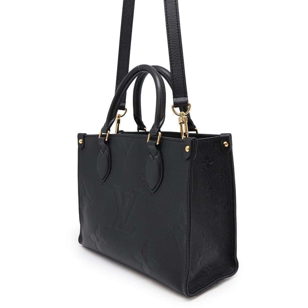 Louis Vuitton Handbag Black Empreinte OnTheGo Monogram Bag Shoulder